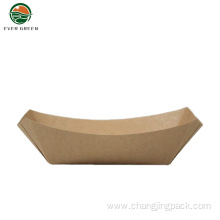 Eco Friendly Paper Take Away Sushi/Fruit/Snack Boat Tray